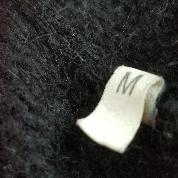 Vintage Miss Deanna cropped Angora zip sweater M - Picture 6 of 8